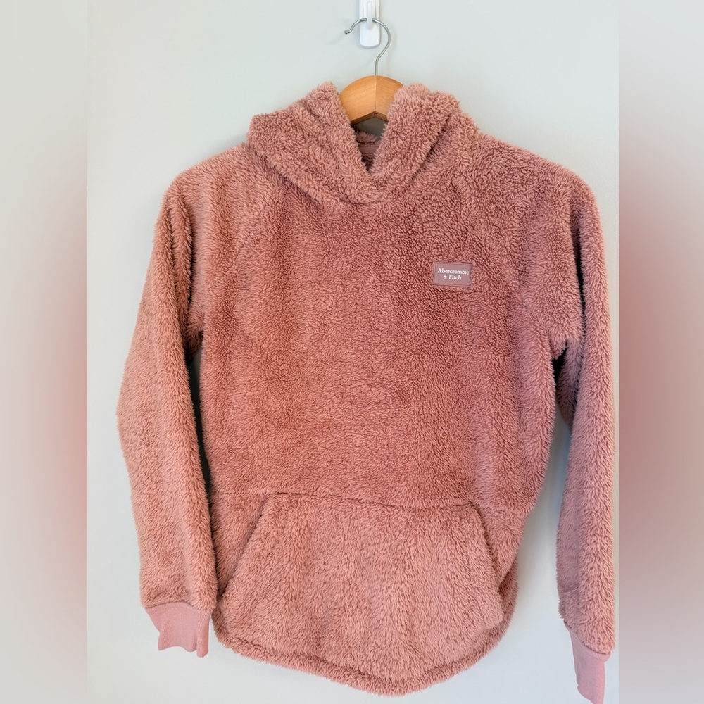 Abercrombie Kids Soft Pink Fleece Jacket